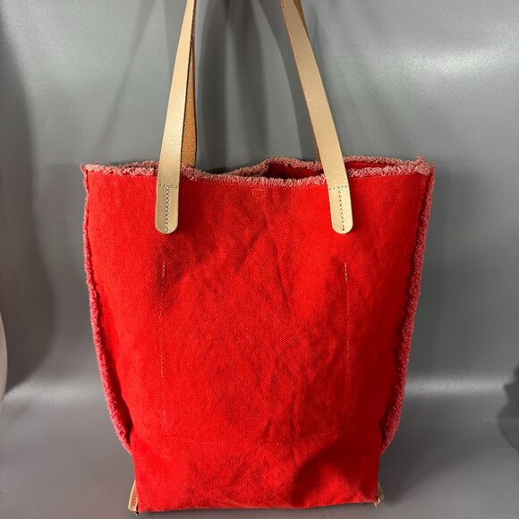 Graf Fantz Red Cavnas Tote Bag - Picture 6 of 15